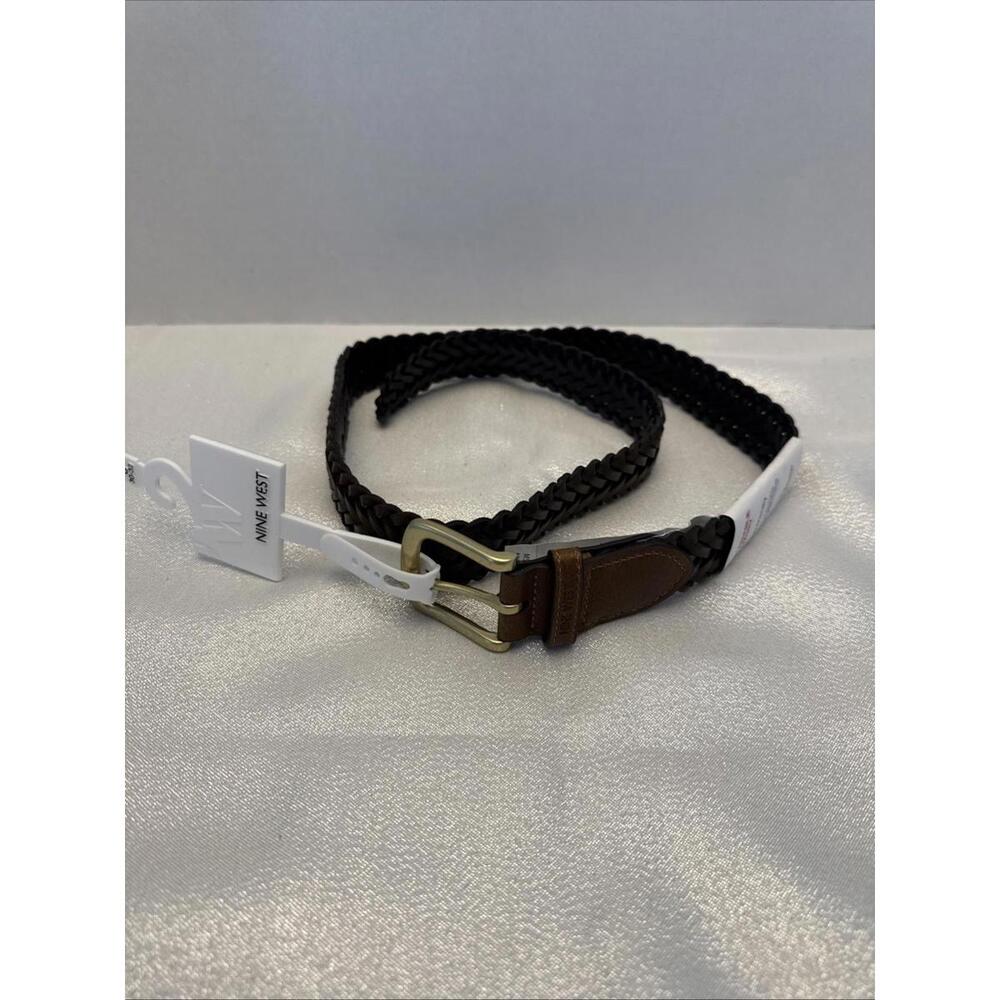 Women’s Nine West Brown Braided Belt Size S